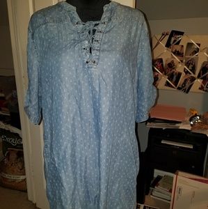 Really Cute Philosophy Shirt Dress Size XL